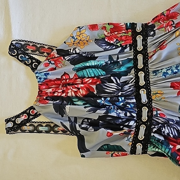 Badgley Mischka floral dress - Picture 9 of 11